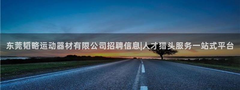 fb体育集团简介：东莞韬略运动器材有限公司招聘信息|人才猎头
