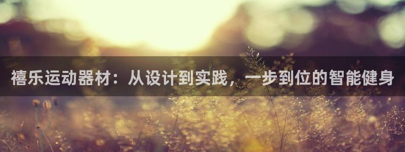 fb体育平台假的吗是真的吗吗：禧乐运动器材：从设计到实践，一